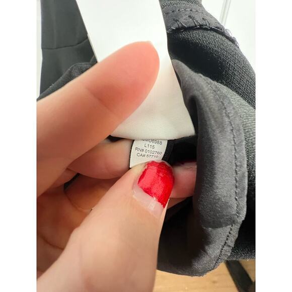 Kate Spade New York Black Jazz Things Up Fit and Flare Crepe Dress Womens 4 Midi - Picture 10 of 13